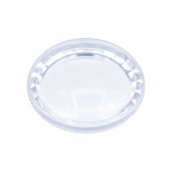 Cristal acrílico abombado facetado