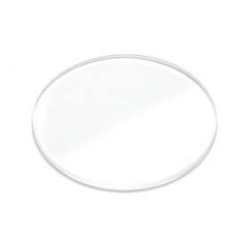 Verre minéral plat chanfreiné 1,5 mm