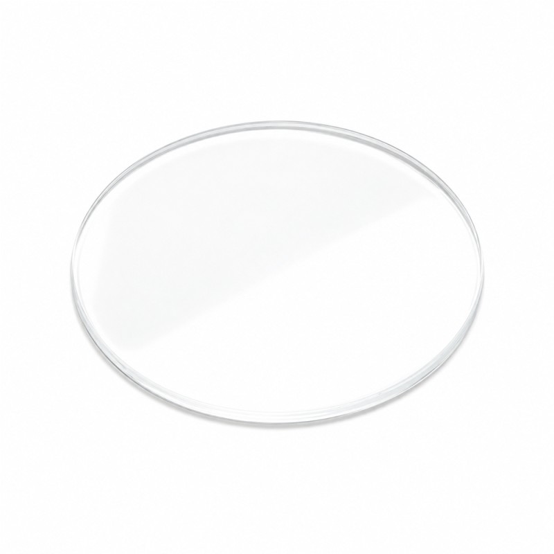 Verre minéral plat chanfreiné 1,5 mm