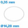 Hytrel I-ring crystal gasket 0.35 × 0.60 mm