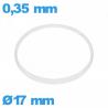 Junta de cristal I-ring Hytrel 0,35 × 0,60 mm