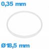 Glasdichtung I-Ring Hytrel 0,35 × 0,60 mm