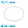 Guarnizione per vetro I-ring Hytrel 0,35 × 0,60 mm