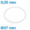 Junta de cristal I-ring Hytrel 0,35 × 0,60 mm
