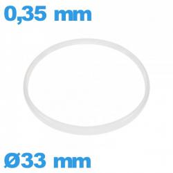 Junta de cristal I-ring Hytrel 0,35 × 0,60 mm