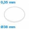 Glaspakking I-ring Hytrel 0,35 × 0,60 mm