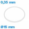 Vedante de vidro I-ring Hytrel 0,35 × 0,80 mm