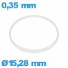 Junta de cristal I-ring Hytrel 0,35 × 0,80 mm