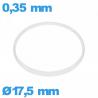 Hytrel I-ring crystal gasket 0.35 × 0.80 mm