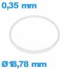 Joint de verre I-ring Hytrel 0,35 × 0,80 mm