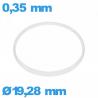 Guarnizione per vetro I-ring Hytrel 0,35 × 0,80 mm