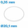 Glaspakking I-ring Hytrel 0,35 × 0,80 mm
