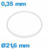 Glaspakking I-ring Hytrel 0,35 × 0,80 mm