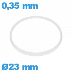 Hytrel I-ring crystal gasket 0.35 × 0.80 mm