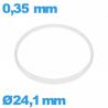Glaspakking I-ring Hytrel 0,35 × 0,80 mm