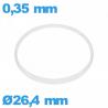 Glaspakking I-ring Hytrel 0,35 × 0,80 mm