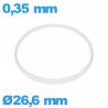 Glaspakking I-ring Hytrel 0,35 × 0,80 mm