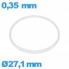Glasdichtung I-Ring Hytrel 0,35 × 0,80 mm