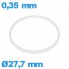 Junta de cristal I-ring Hytrel 0,35 × 0,80 mm