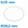 Joint de verre I-ring Hytrel 0,35 × 0,80 mm