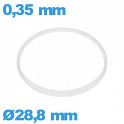 Glaspakking I-ring Hytrel 0,35 × 0,80 mm