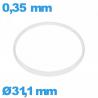 Glaspakking I-ring Hytrel 0,35 × 0,80 mm