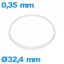 Junta de cristal I-ring Hytrel 0,35 × 0,80 mm