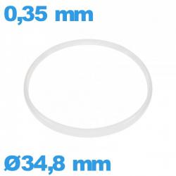 Hytrel I-ring crystal gasket 0.35 × 0.80 mm