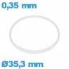 Glaspakking I-ring Hytrel 0,35 × 0,80 mm