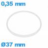 Hytrel I-ring crystal gasket 0.35 × 0.80 mm