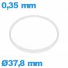 Junta de cristal I-ring Hytrel 0,35 × 0,80 mm