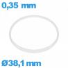 Glaspakking I-ring Hytrel 0,35 × 0,80 mm