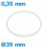 Junta de cristal I-ring Hytrel 0,35 × 0,80 mm