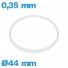 Hytrel I-ring crystal gasket 0.35 × 0.80 mm