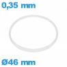 Hytrel I-ring crystal gasket 0.35 × 0.80 mm