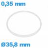 Glasdichtung I-Ring Hytrel 0,35 × 1,00 mm