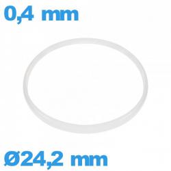 Hytrel I-ring crystal gasket 0.40 × 1.20 mm