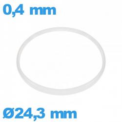 Hytrel I-ring crystal gasket 0.40 × 1.20 mm