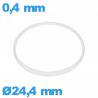 Joint de verre I-ring Hytrel 0,40 × 1,20 mm