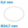 Junta de cristal I-ring Hytrel 0,40 × 1,20 mm