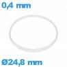 Glaspakking I-ring Hytrel 0,40 × 1,20 mm
