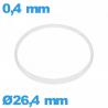 Hytrel I-ring crystal gasket 0.40 × 1.20 mm
