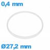 Vedante de vidro I-ring Hytrel 0,40 × 1,20 mm