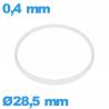 Joint de verre I-ring Hytrel 0,40 × 1,20 mm