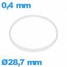 Glaspakking I-ring Hytrel 0,40 × 1,20 mm