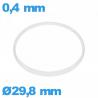 Glaspakking I-ring Hytrel 0,40 × 1,20 mm