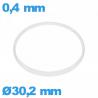Glasdichtung I-Ring Hytrel 0,40 × 1,20 mm