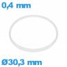 Glasdichtung I-Ring Hytrel 0,40 × 1,20 mm