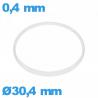 Hytrel I-ring crystal gasket 0.40 × 1.20 mm