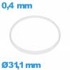 Joint de verre I-ring Hytrel 0,40 × 1,20 mm